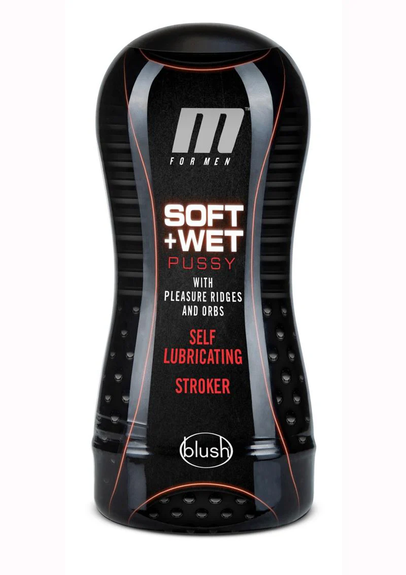 M For Men Soft and Wet Self Lubricating Masturbator Cup Ridge/Orb - Pussy - Image 2