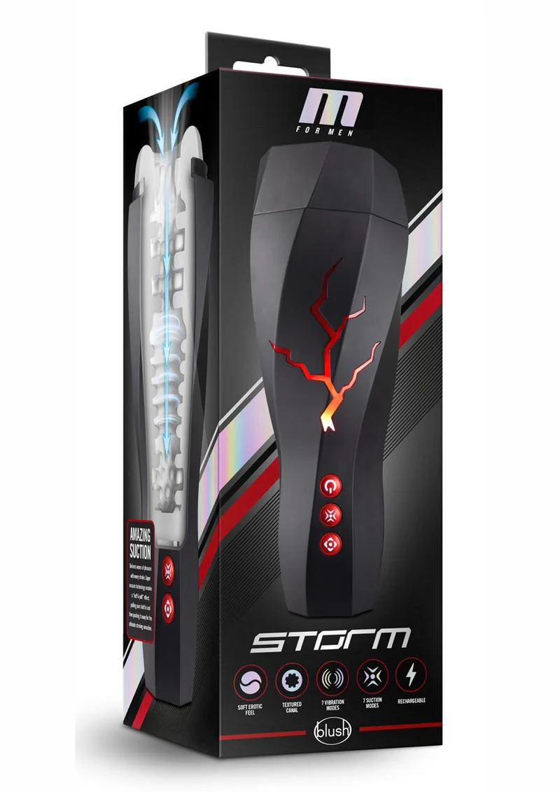 M For Men Storm Rechargeable Masturbator - Image 2
