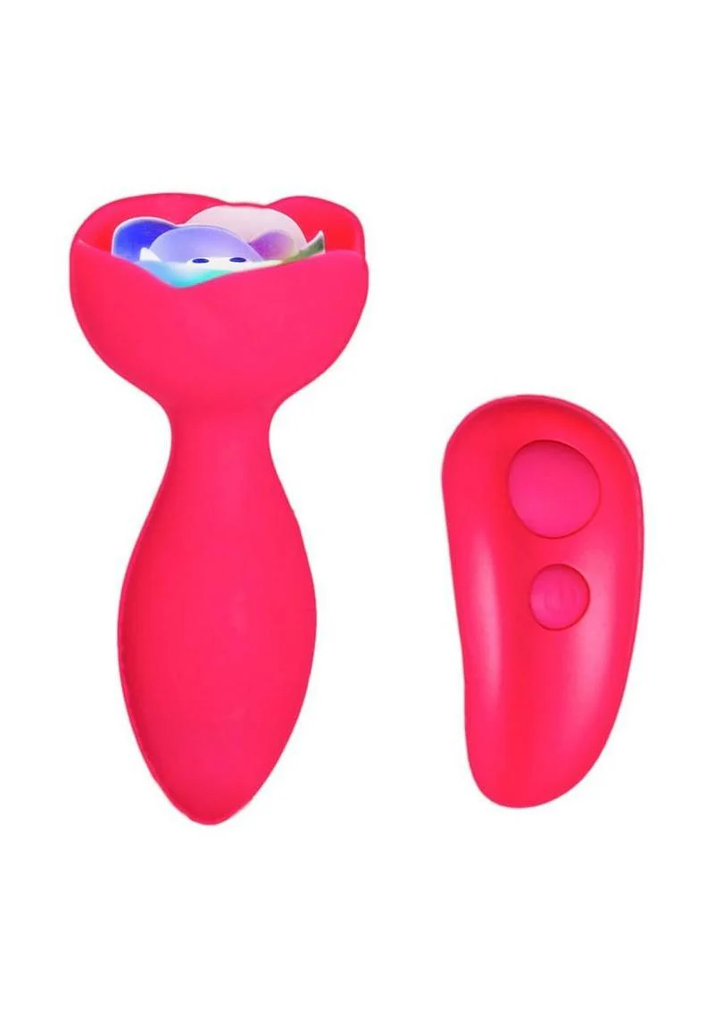 M'lady Light Up Rotating Silicone Rechargeable Anal Plug