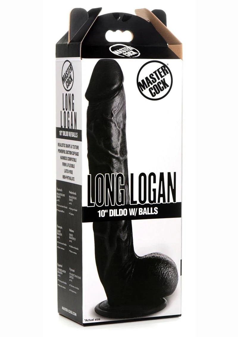 Master Cock Long Logan Dildo with Balls - Image 3