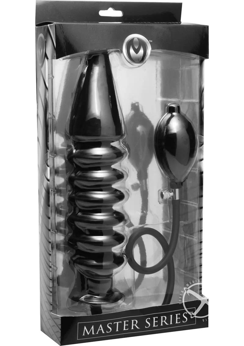 Master Series Accordion Inflatable XL Anal Plug - Image 2