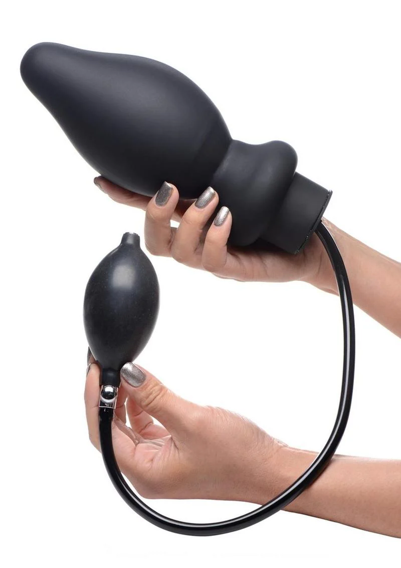 Master Series Ass-Pand Inflatable Silicone Anal Plug - Image 4