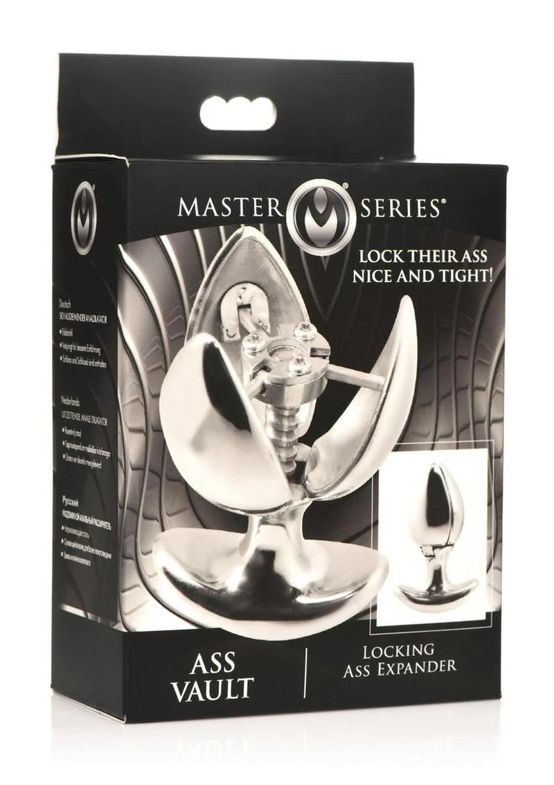 Master Series Ass Vault Locking Ass Expander - Stainless - Image 2