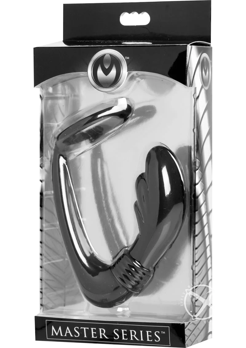 Master Series Cobra Silicone P-Spot Massager and Cock Ring - Image 2