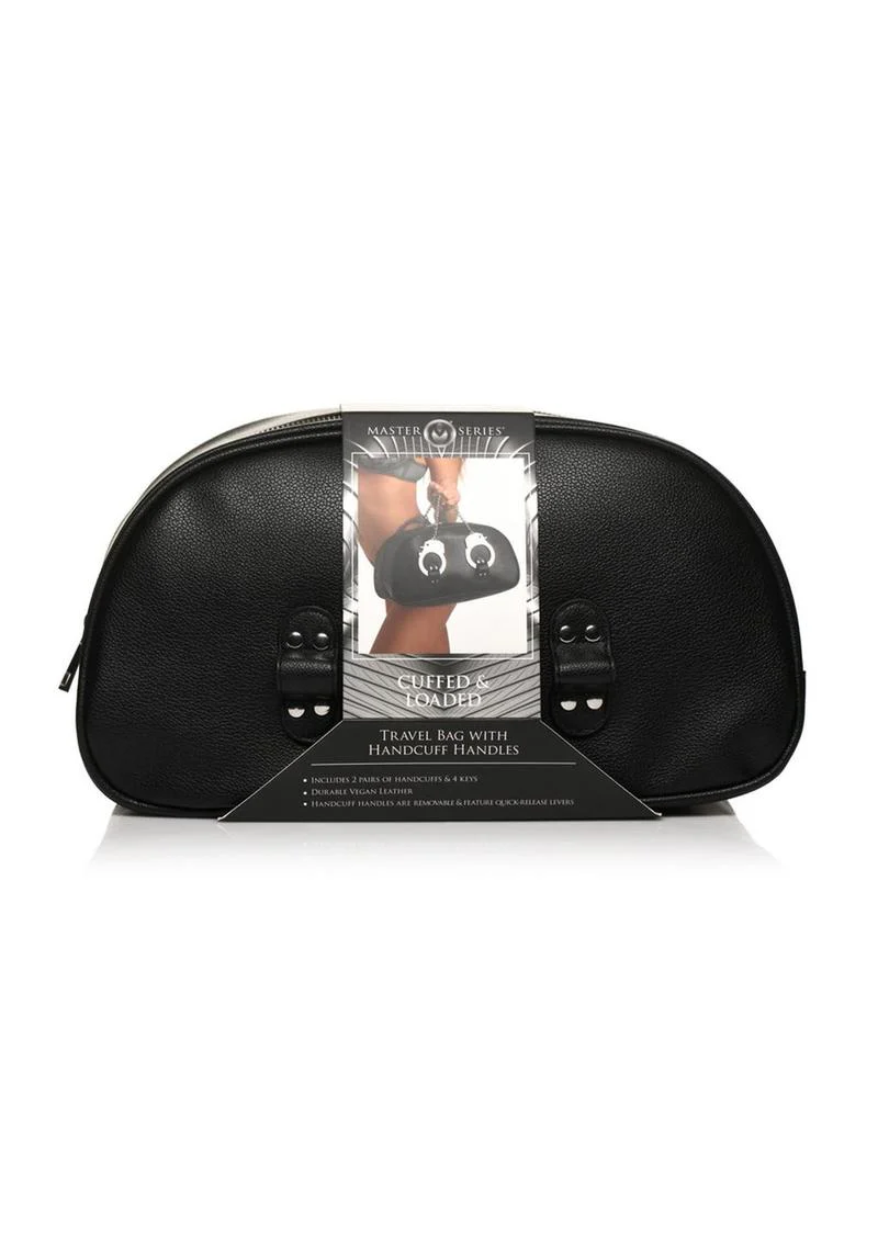 Master Series Cuffed and Loaded Travel Bag with Handcuff Handles - Image 2