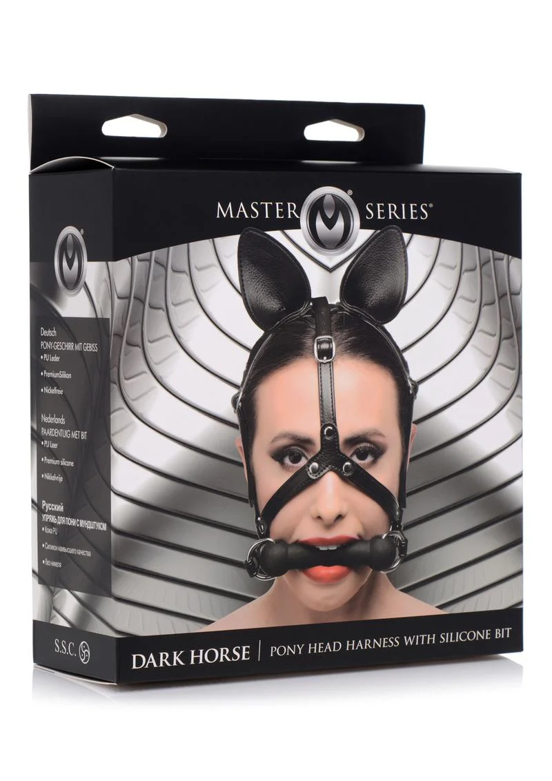 Master Series Dark Horse Pony Head with Silicone Bit - Image 2