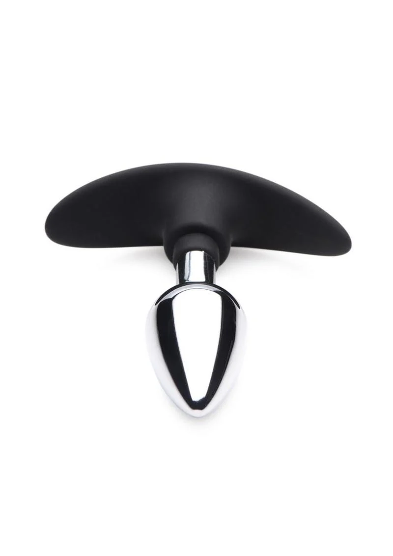 Master Series Dark Invader Metal and Silicone Anal Plug - Image 11