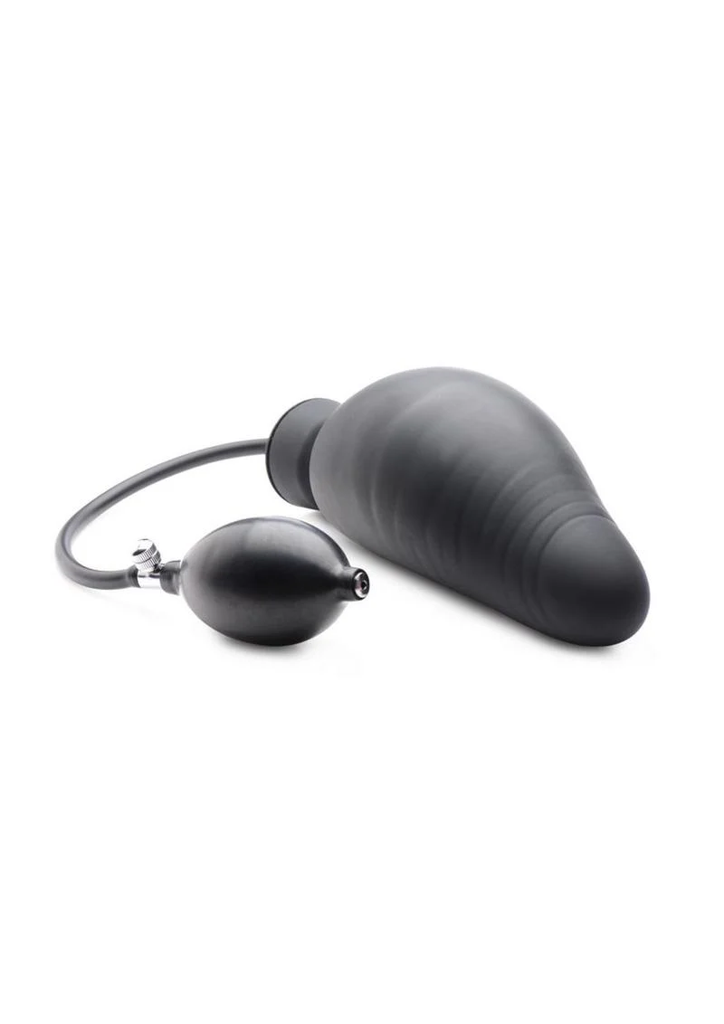 Master Series Dick-Spand Inflatable Silicone Dildo - Image 3