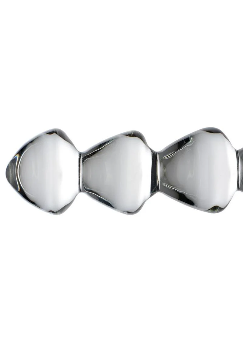 Master Series Drops Anal Links Glass Dildo - Image 4