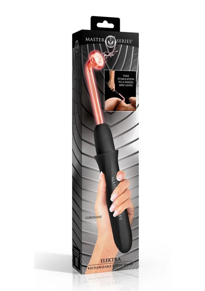 Master Series Elektra Rechargeable E-Stim Wand - Image 3