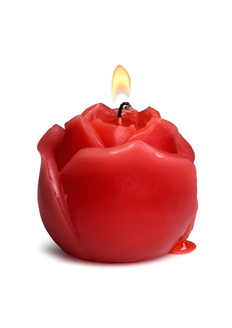 Master Series Flaming Rose Rose Drip Candle - Image 3