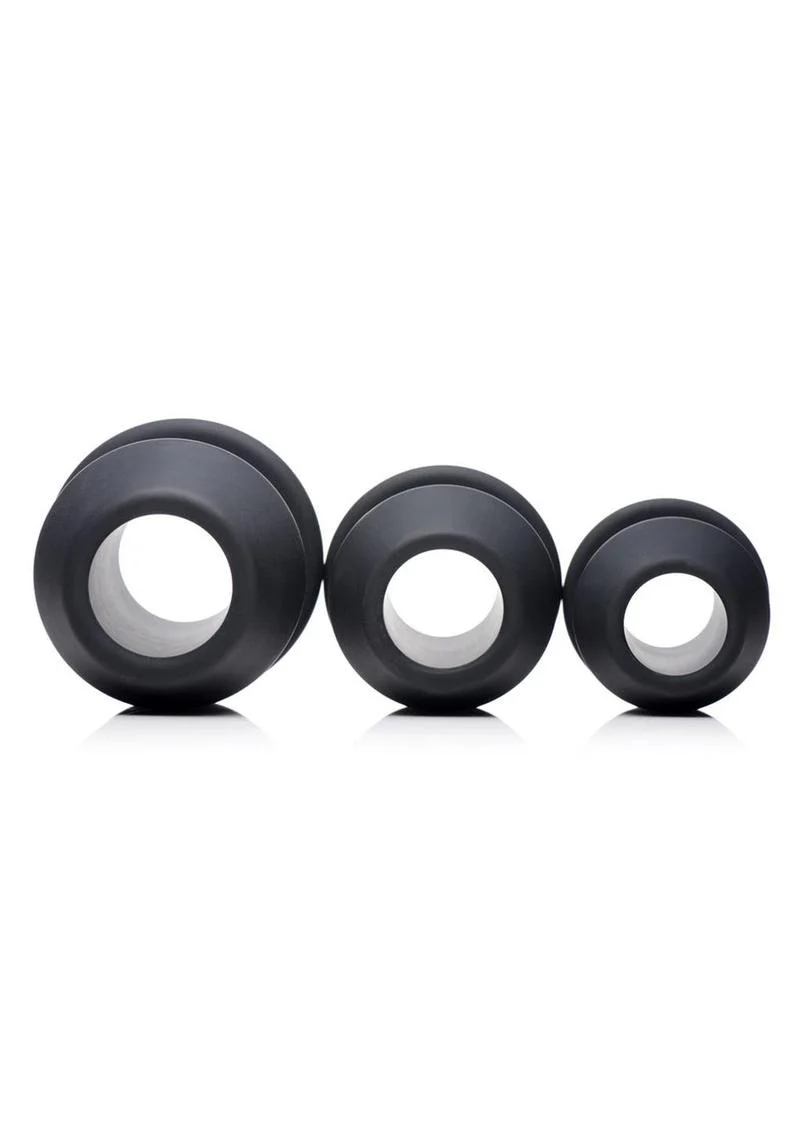 Master Series Gape-Grommets Hollow Silicone Anal Dilator - Image 3