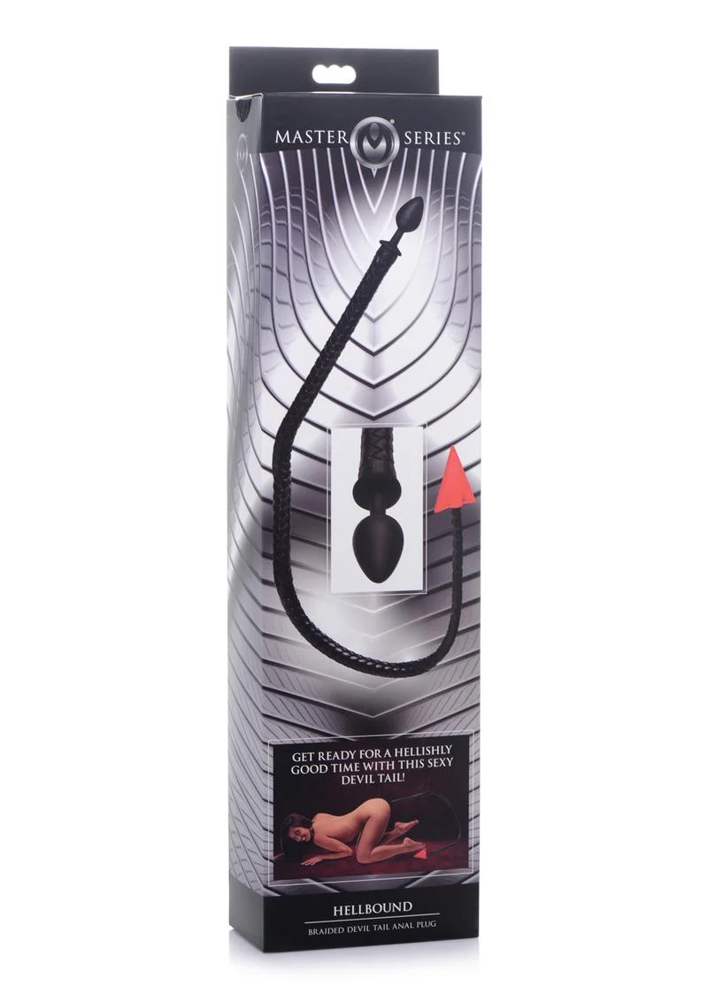 Master Series Hellbound Braided Devil Tail Anal Plug - Image 2