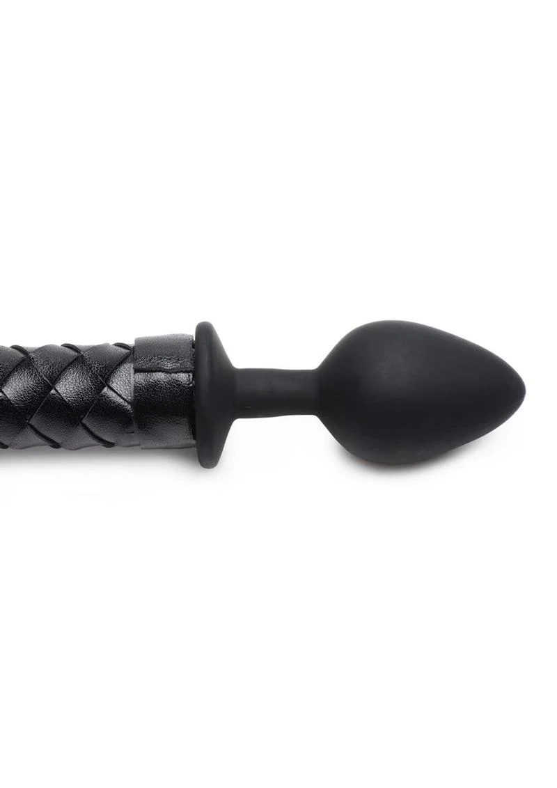 Master Series Hellbound Braided Devil Tail Anal Plug - Image 3