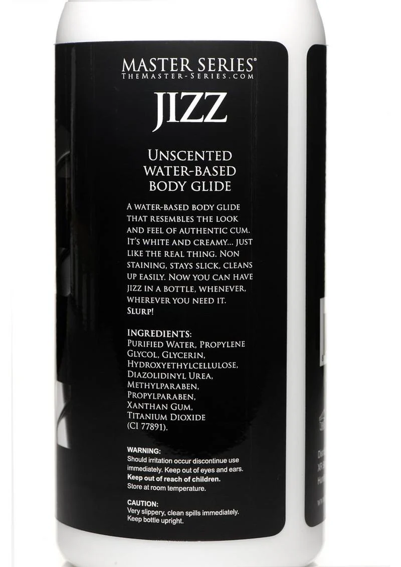 Master Series Jizz Unscented Water Based Lube - Image 2
