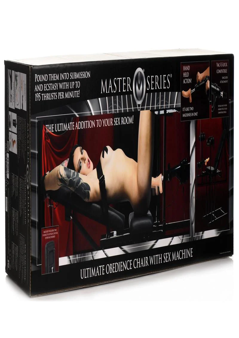 Master Series Obedience Chair with Sex Machine - Image 2