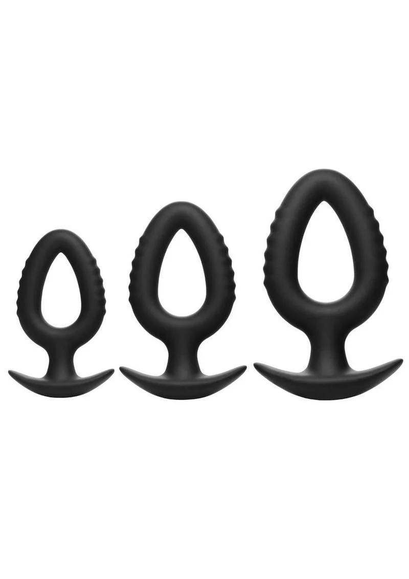 Master Series Pop Plugs Hollow Silicone Anal Trainer