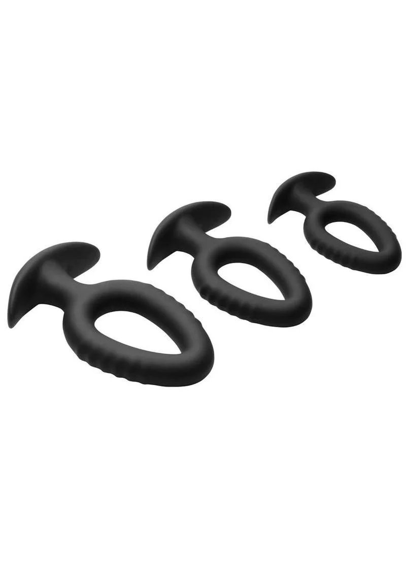 Master Series Pop Plugs Hollow Silicone Anal Trainer - Image 3
