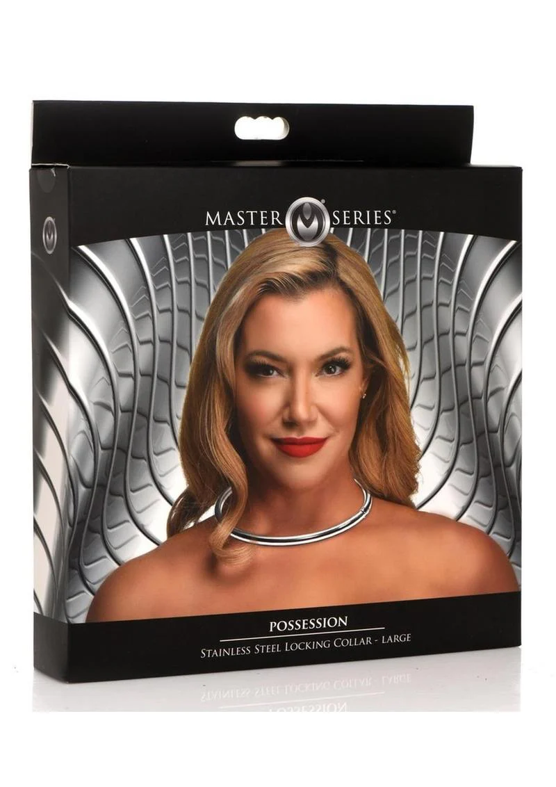 Master Series Possession Stainless Steel Locking Collar - Image 4