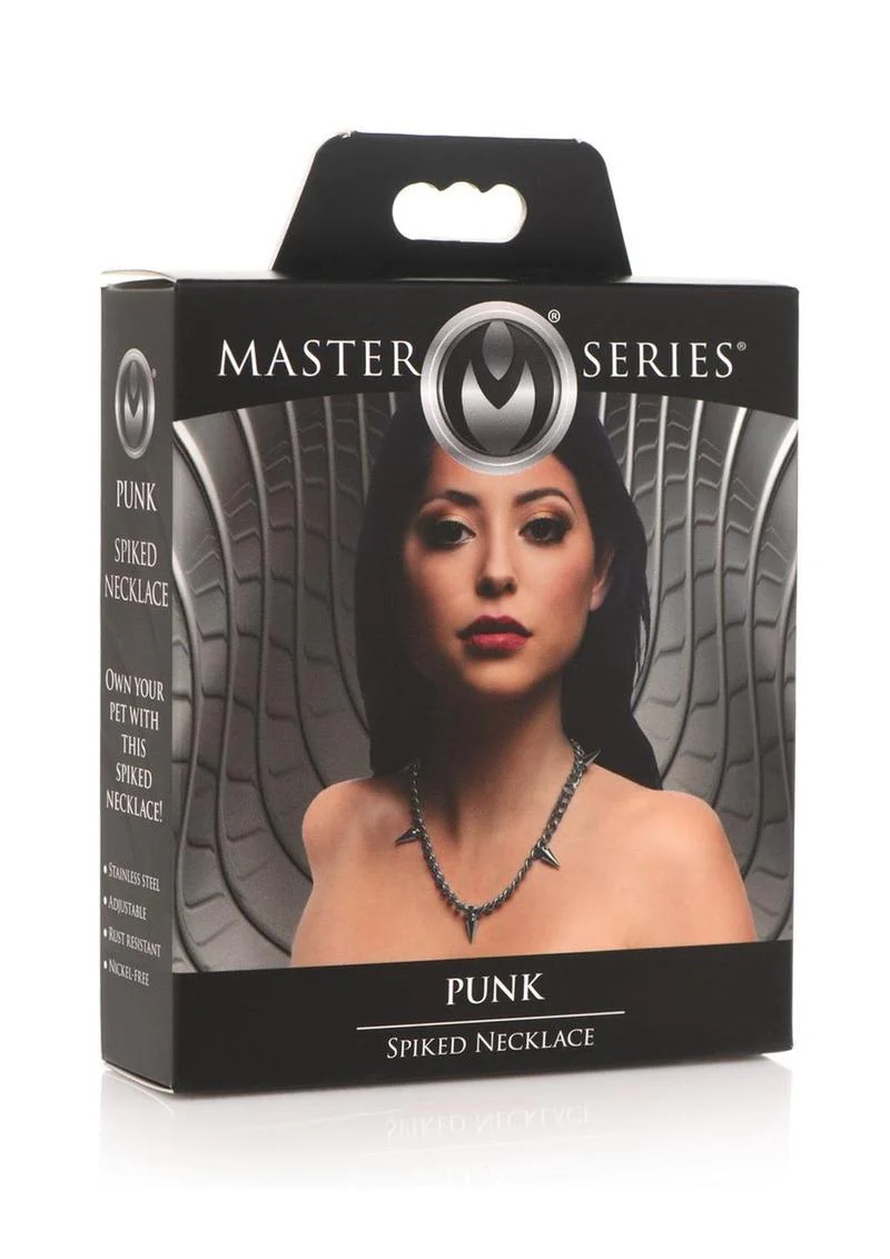 Master Series Punk Spiked Necklace - Image 2