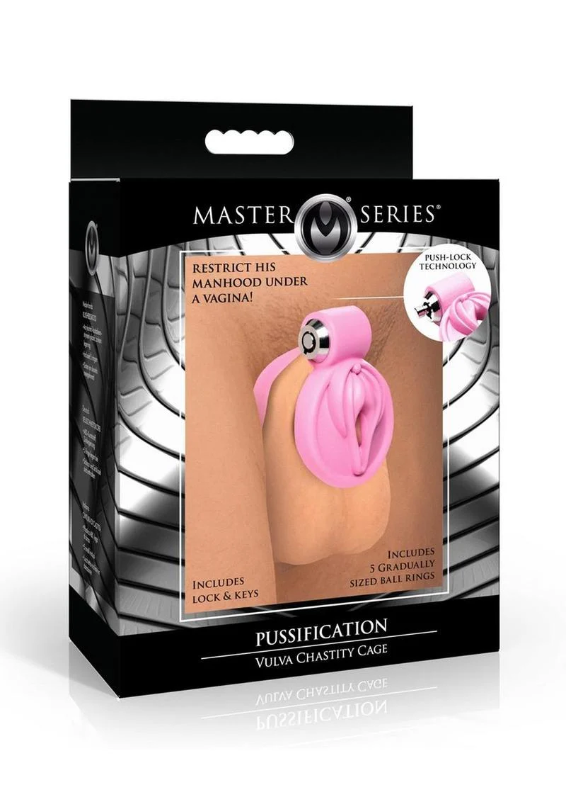 Master Series Pussification Vulva Chastity Cage - Image 2