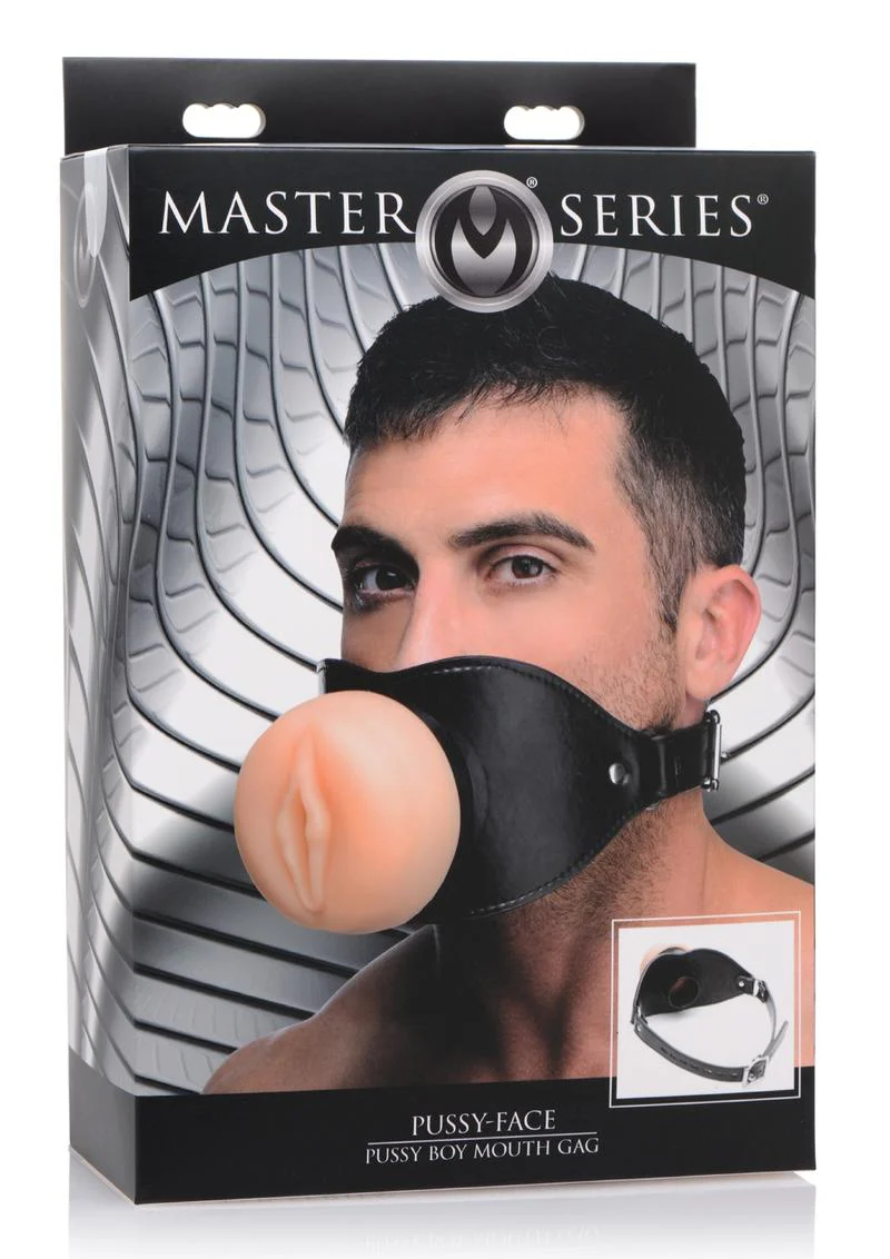Master Series Pussy Face Oral Sex Mouth Gag - Image 2