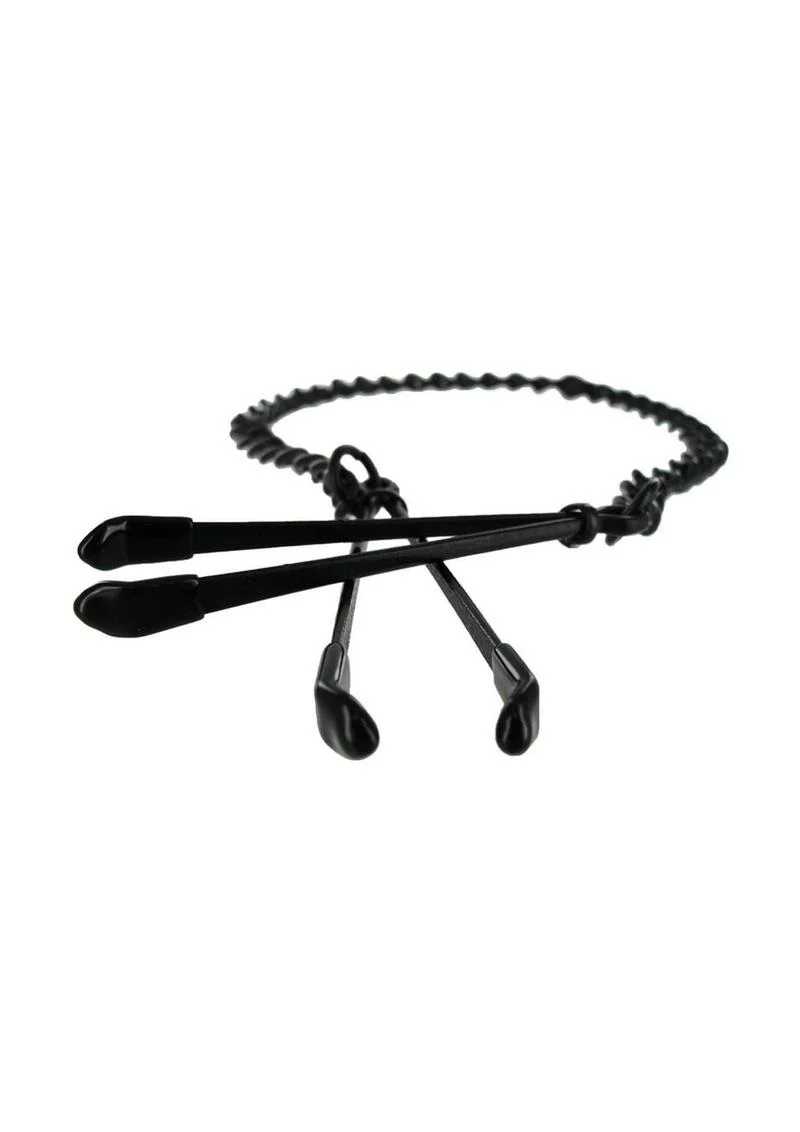 Master Series Reign Noir Tweezer Style Nipple Vice - Image 3