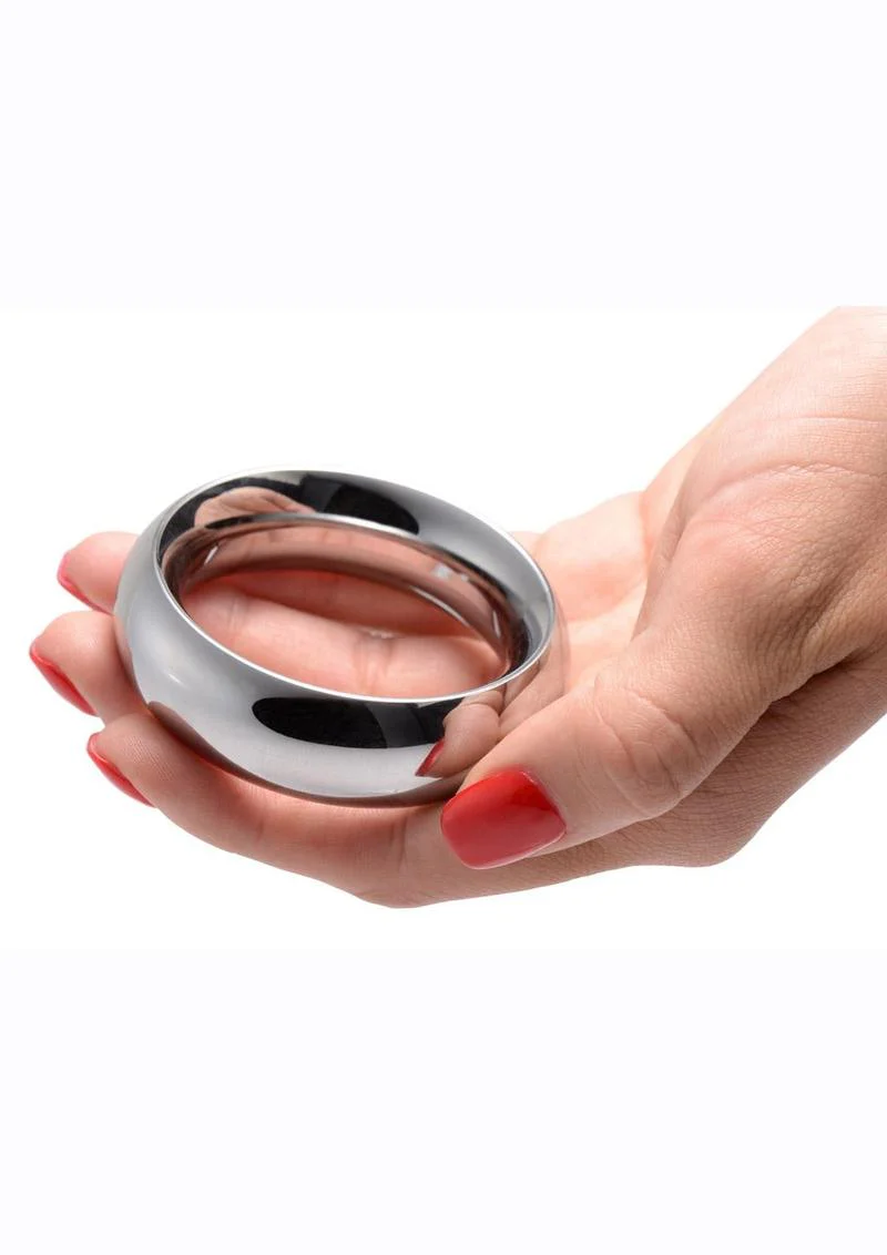 Master Series Sarge 2.25in Stainless Steel Erection Enhancer Cock Ring - Image 3