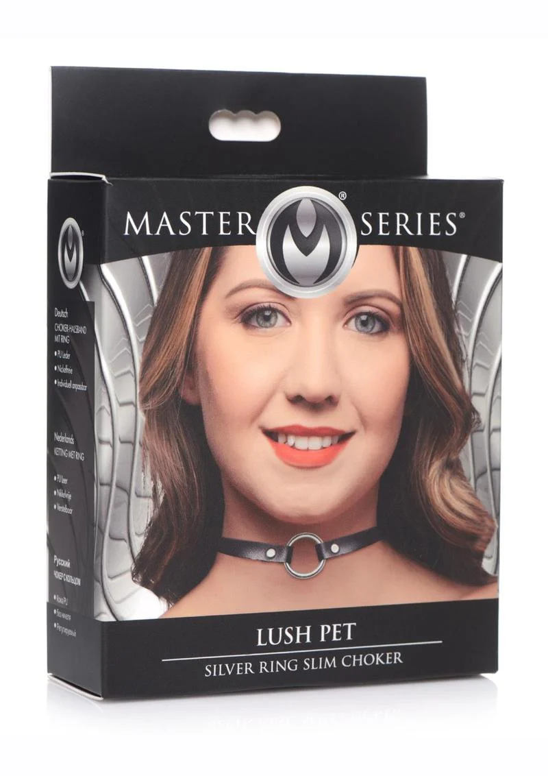 Master Series Silver Ring Slim Choker - Image 2