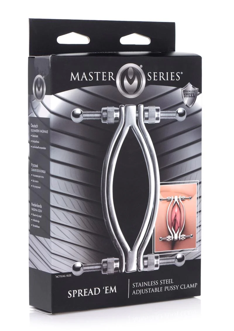Master Series Stainless Steel Adjustable Pussy Clamp - Image 2