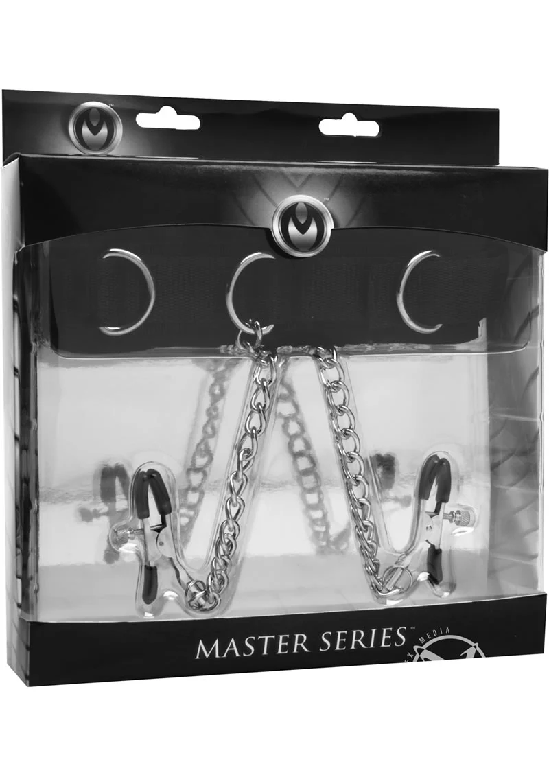 Master Series Submission Collar and Nipple Clamp Union - Image 2
