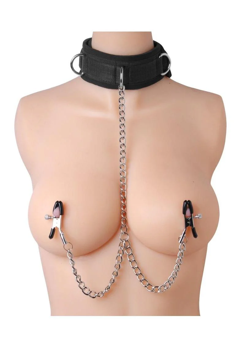 Master Series Submission Collar and Nipple Clamp Union - Image 4