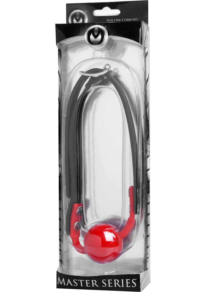 Master Series The Hush Gag Silicone Comfort Ball Gag - Image 2