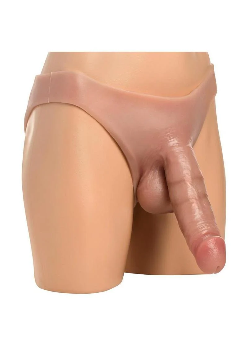 Master Series Thick Hollow Silicone Strap-On - Image 3