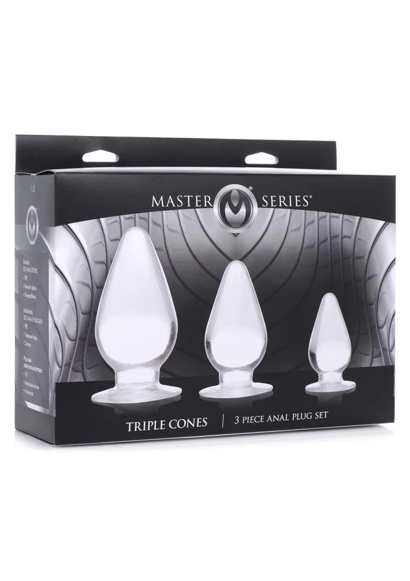 Master Series Triple Cones Anal Plug - Image 2