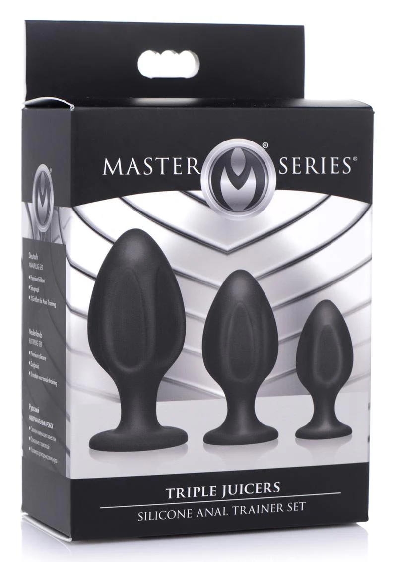 Master Series Triple Juicers Silicone Anal Trainer - Image 2