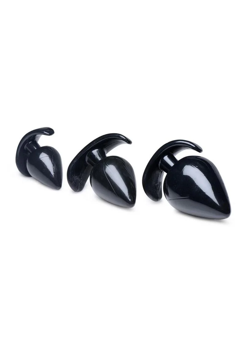 Master Series Triple Spades 3 Piece Anal Plug - Image 3