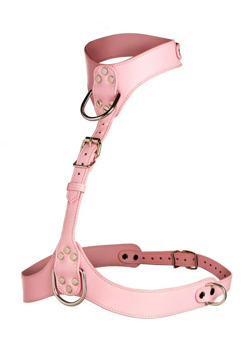 Master Series Vixen Female Chest Vegan Leather Harness - Image 2