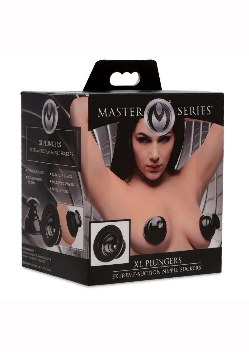 Master Series XL Plungers Extreme Suction Nipple Suckers - Image 2