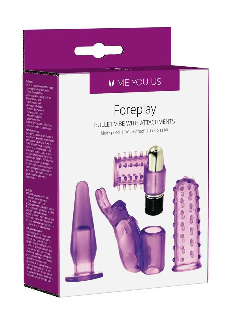 ME YOU US 4play Couples Kit with Bullet and Sleeves - Image 2
