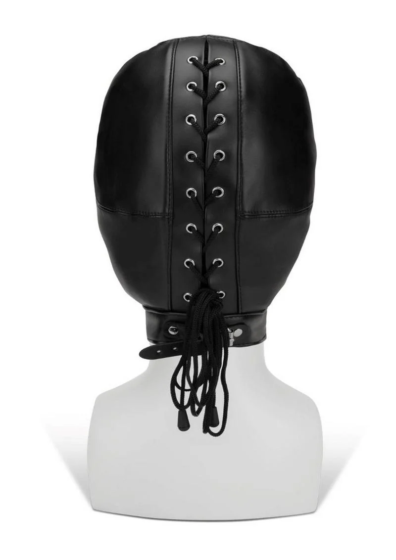 ME YOU US Hood with Eyes Nose Mouth Pu Leather Bondage Hood - Image 4