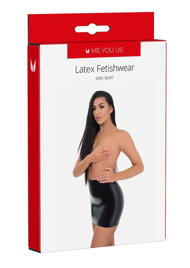 ME YOU US Latex Mini Skirt - Image 10
