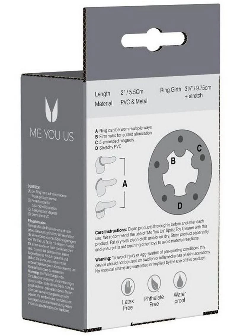 ME YOU US Magnetic Cock Ring - Image 4
