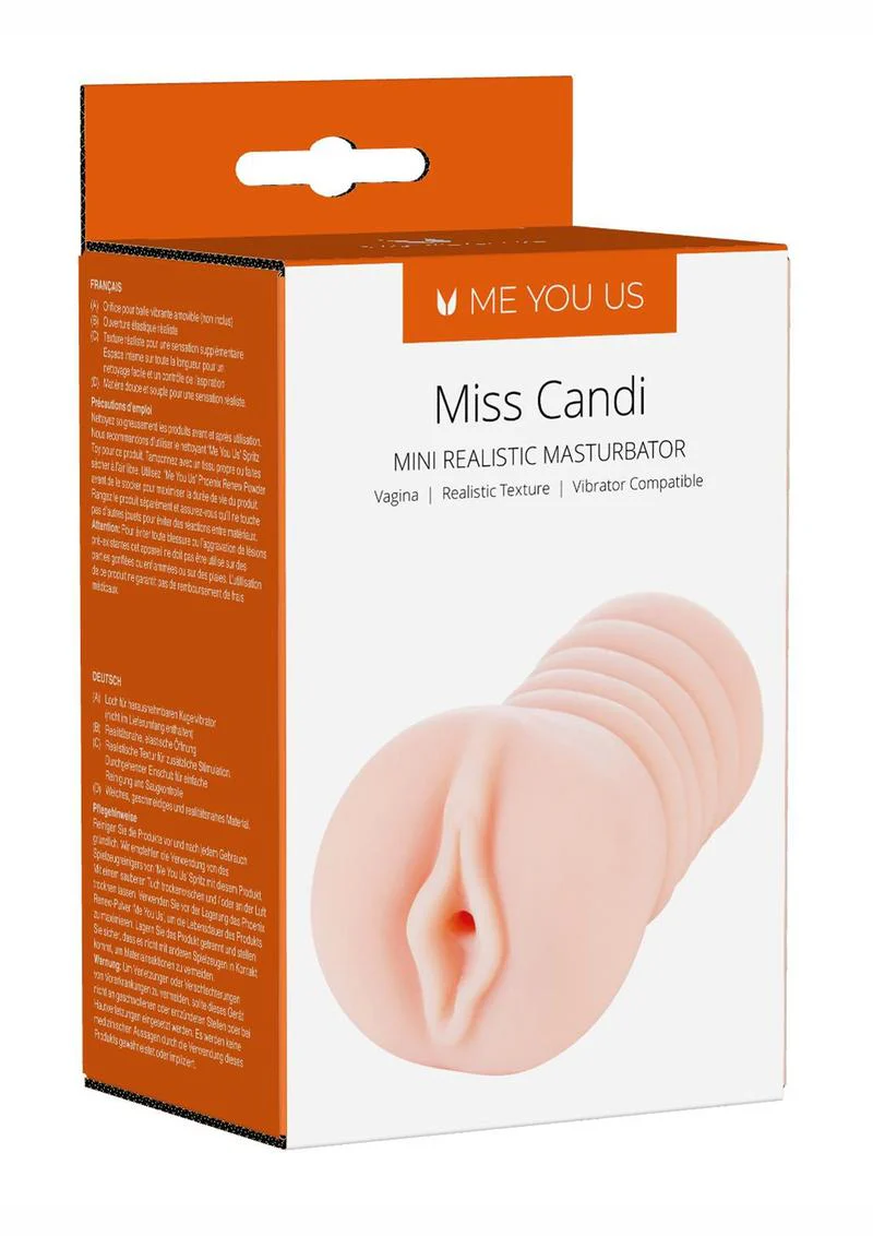 ME YOU US Miss Candi Mini Realistic Masturbator - Pussy - Image 2