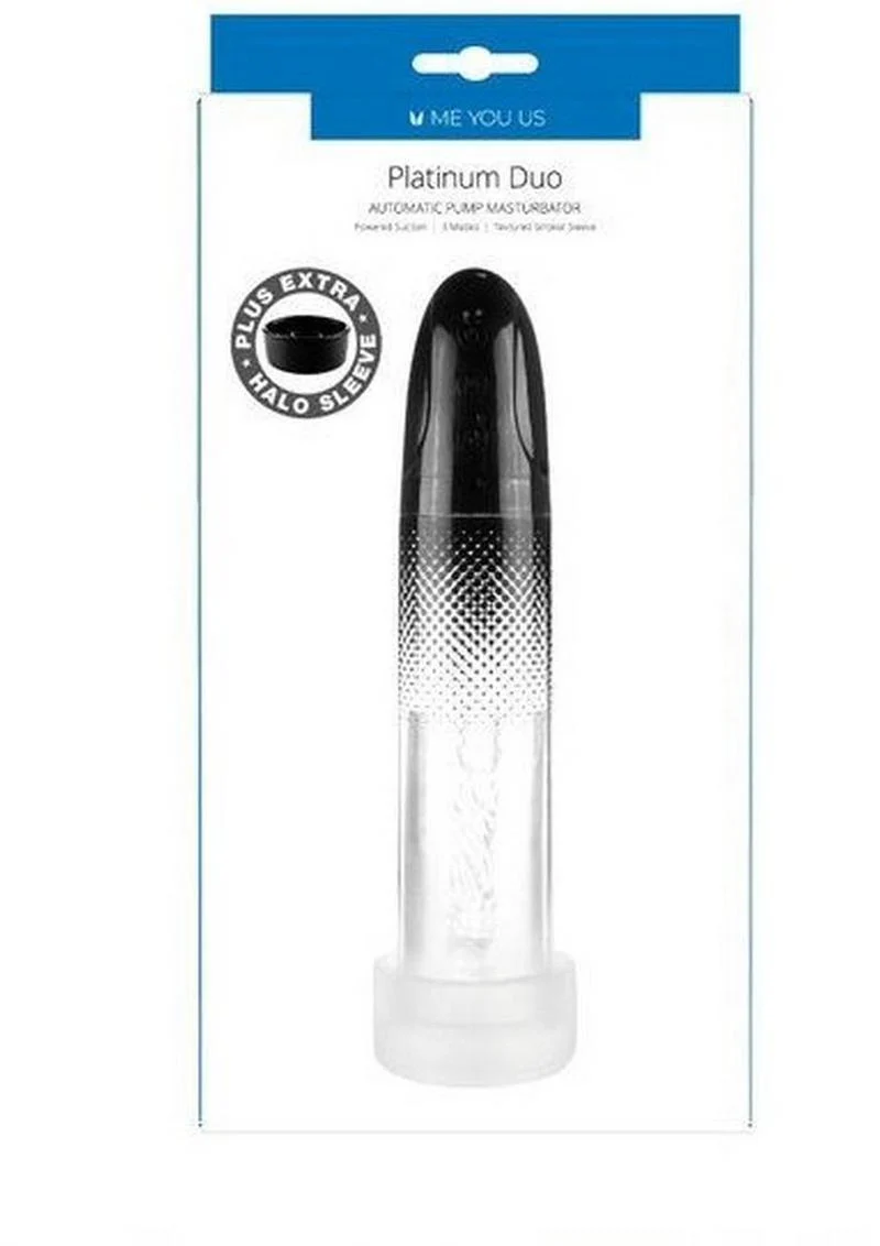 ME YOU US Platinum Duo Automatic Penis Pump Rechargeable Masturbator - Image 3