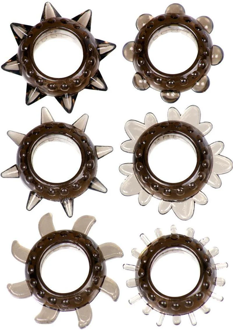 ME YOU US Tickler Bulk Textured Cock Ring Assorted
