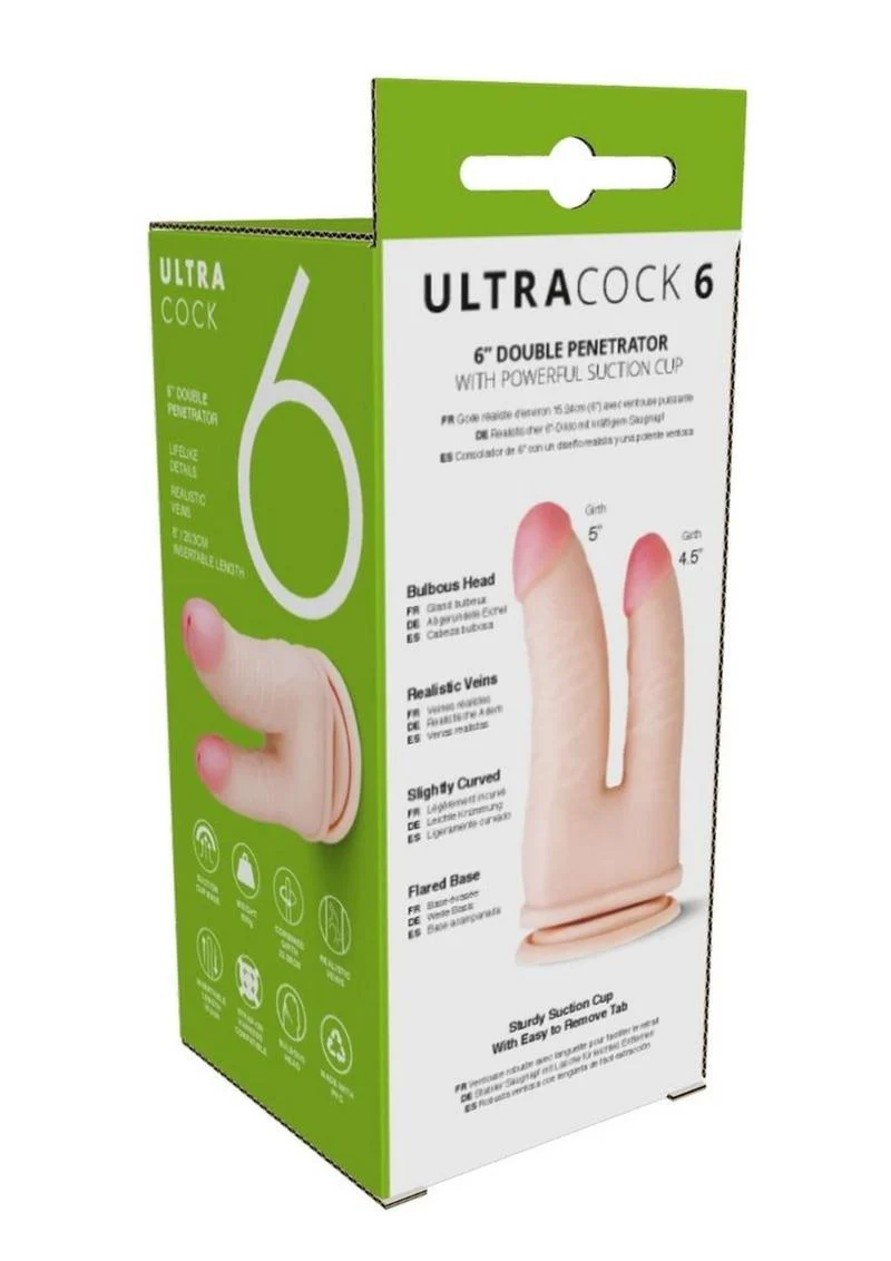 ME YOU US Ultra Cock 6 Realistic Double Penetration Dildo - Image 4