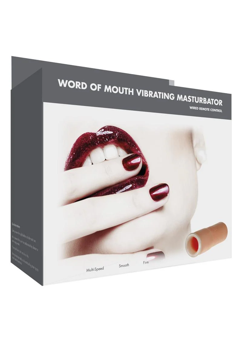 ME YOU US Word Of Mouth Vibrating Masturbator with Remote Control - Image 2