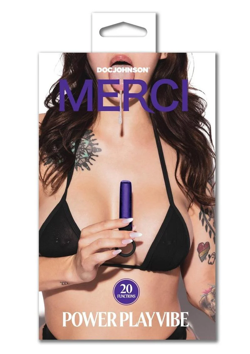 Merci Power Play Rechargeable with Silicone Grip Ring - Image 2
