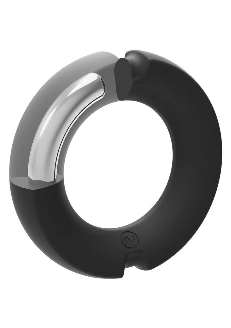 Merci Silicone Covered Metal Cock Ring - Image 5